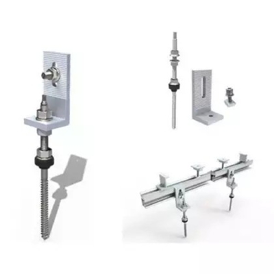 Εφοδιασμός με χιόνι 1.4kn/m2 L Foot Solar Roof Mounting System Racking για πολυμεγέθη μεταλλικές στέγες