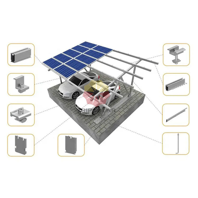 Προσαρμόσιμο Carport Ηλιακό Σύστημα Περγκόλα με 60m/s Άγωνο κλίσης ανέμου 0-60 βαθμούς