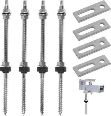 Εφοδιασμός με χιόνι 1.4KN/m2 M10*200 Ηλιακές βίδες γείωσης με ατσάλι 304 αλουμινίου