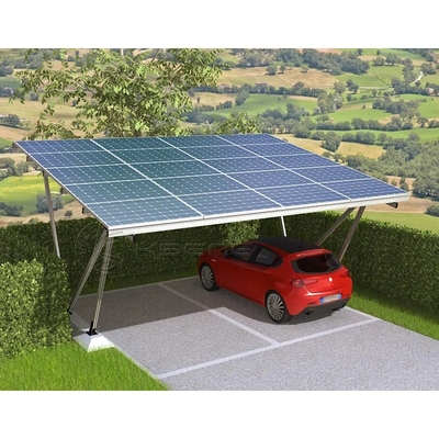 9kW Γερμανικό Ηλιακό Carport Εύκολη εγκατάσταση Alu φόρτιση 25 χρόνια διάρκεια ζωής άμεση παροχή