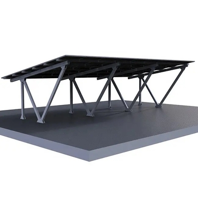Σλιβερ ή εξατομίκευση AL6005-T5 Ηλιακό Carport με Πάνελ Παρκινγκ Ρέικ δομή