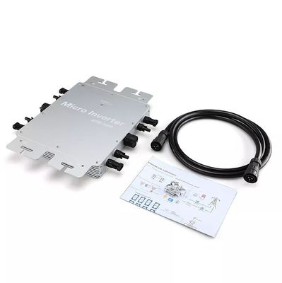 Συμπίεση σχεδιασμού 120V 230V PV Solar Micro Inverter Grid Tie System με προστασία IP65