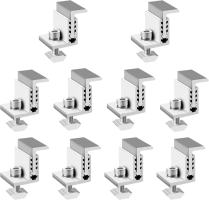 60M/s Wind Load Anodized Solar Mid Clamp Mounting Structure για το σύστημα στερέωσης οροφής