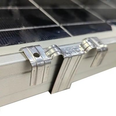 Γρήγορη εγκατάσταση Ηλιακών Πανελών Σύστημα Εγκατάστασης τοίχου για αποτελεσματική αποστράγγιση νερού