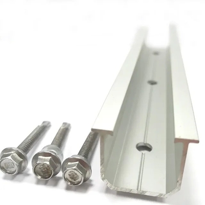 60m/s Wind Load Solar Panel Rail Splice για εύκολη εγκατάσταση στο σύστημα στερέωσης στέγης